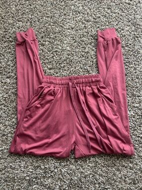 Women’s Drawstring Joggers - Rose